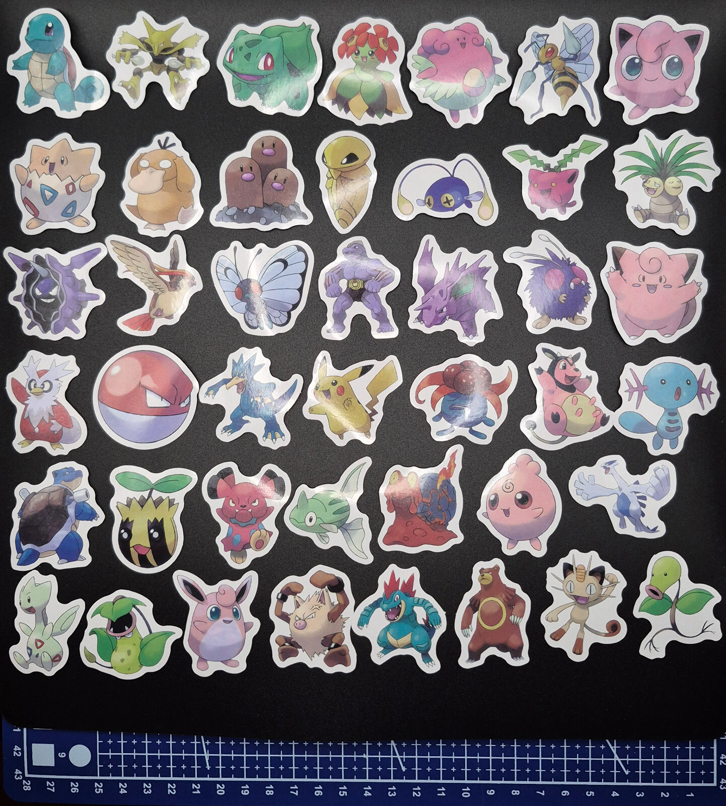 100 Pc Pokemon Stickers Classic Original Decals Charizard 151 Random Assortment