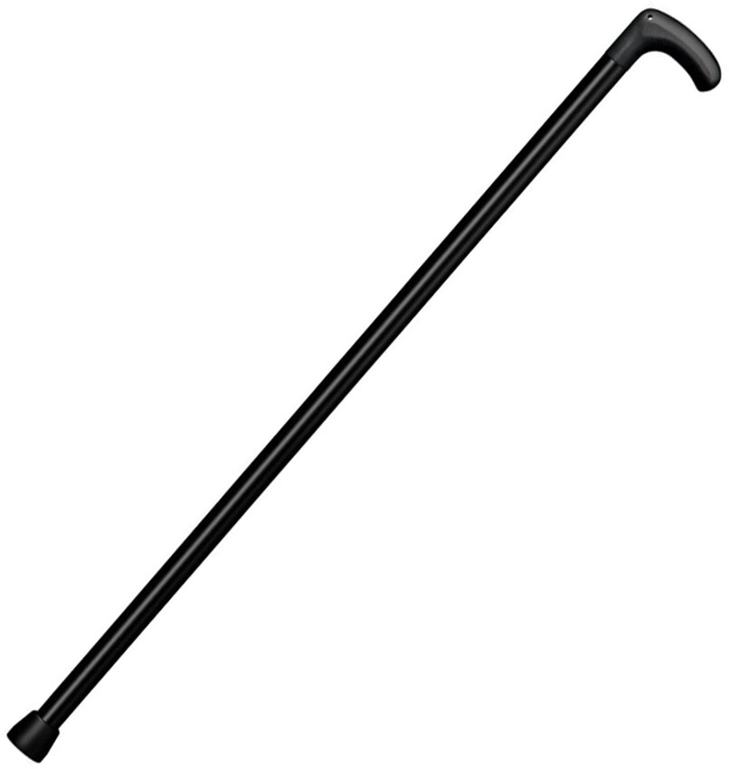 Cold Steel Heavy Duty Cane Aluminum Shaft Crook Nylon Handle Rubber Foot 91PBX