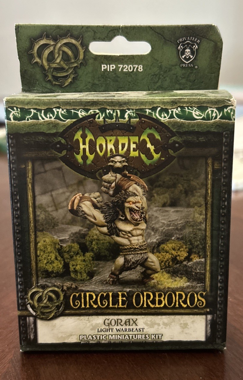 Privateer Pres Hordes Mk II Circle Orbor  Gorax - Light Warbeast PIP72078
