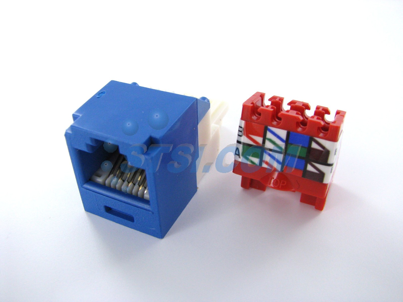 Panduit CJ5E88TBU Cat5e Mini-Com Jack Blue ~STSI