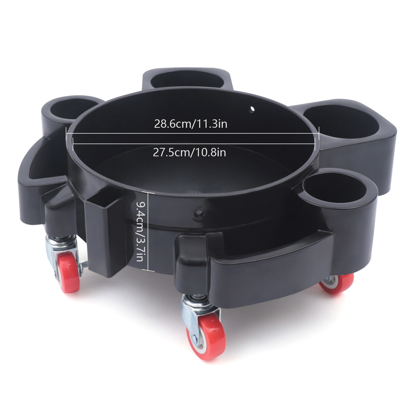 Kits Holder 360 Degree Rotate Car Wash Dolly Cart For Bucket Detailing Cleaning