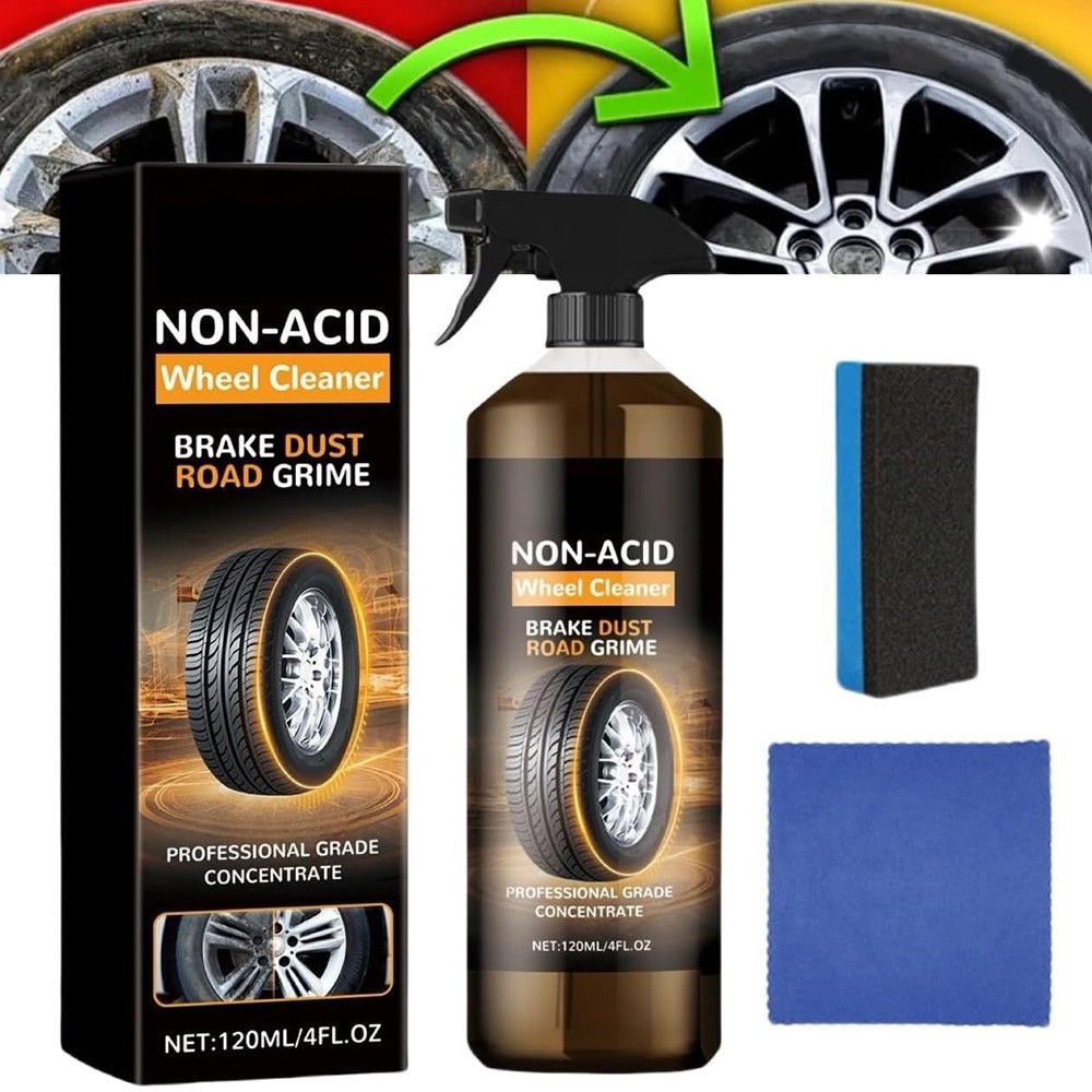 Wheelblaze Wheel Cleaner Versatile&Powerful Rust Converter Tire Wheel Cleaner  ﻿