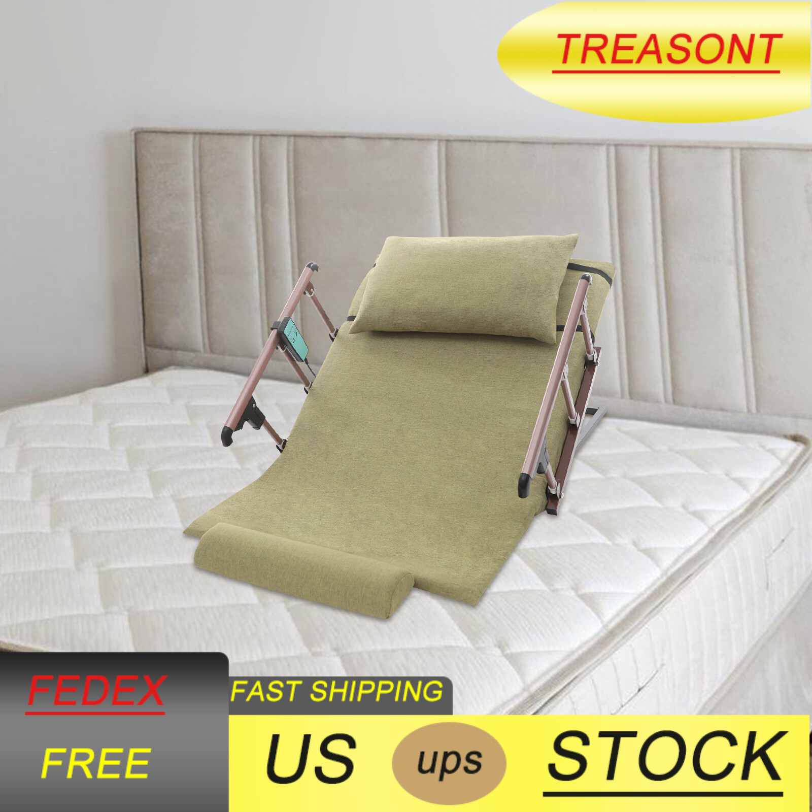 Electric Lifting Bed Backrest Lifting Bed Backrest for Pregnant Women Elderly US