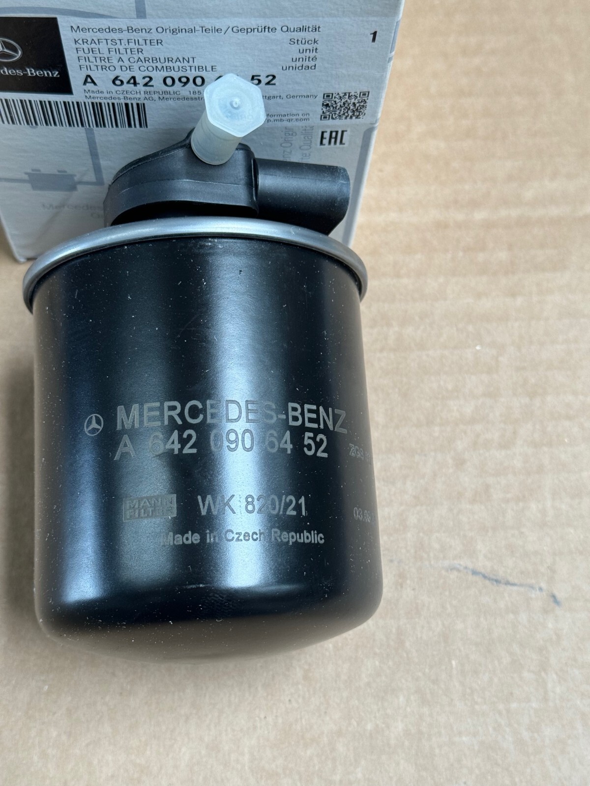 Mercedes Benz Genuine S ML R E GL Sprinter 2500 3500 35XD Fuel Filter NEW
