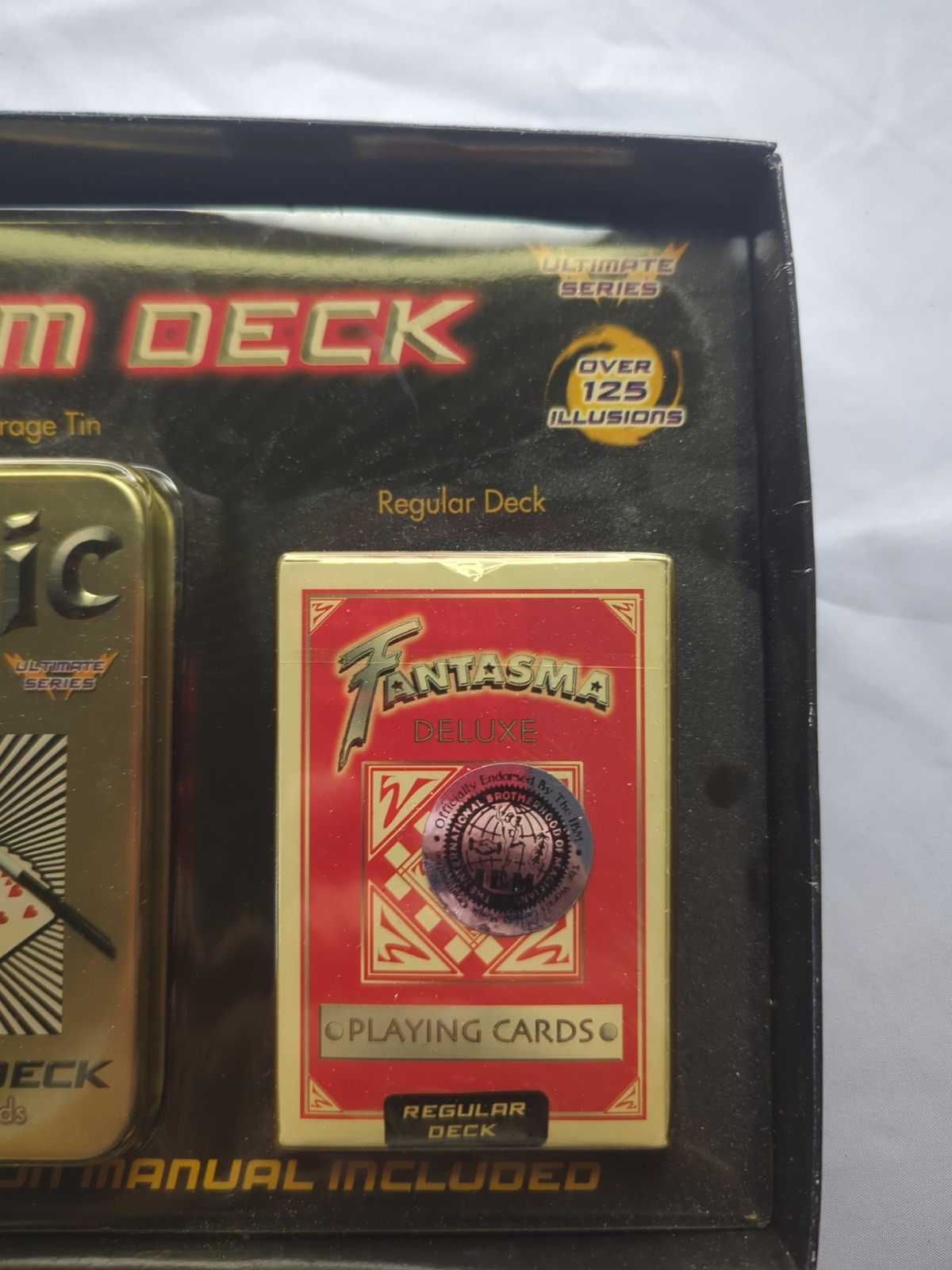 Fantasma Magic Deluxe Phantom Deck, Book, Regular & Phantom Magic Deck. New