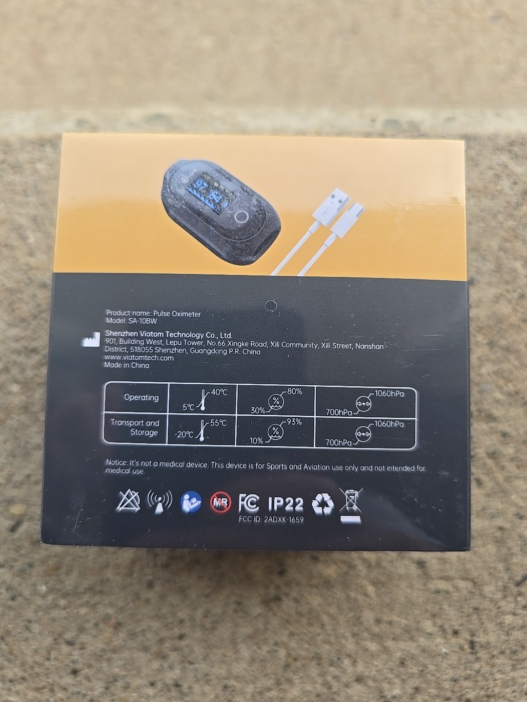 NEW wearpulse Bluetooth Pulse Oximeter SA-10BW