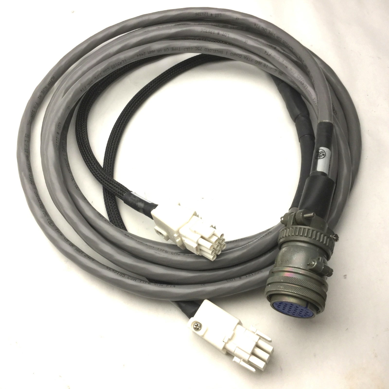 Adept 10554-00200 Robot Motor Power Cable, 16 Feet Long, Rev. D