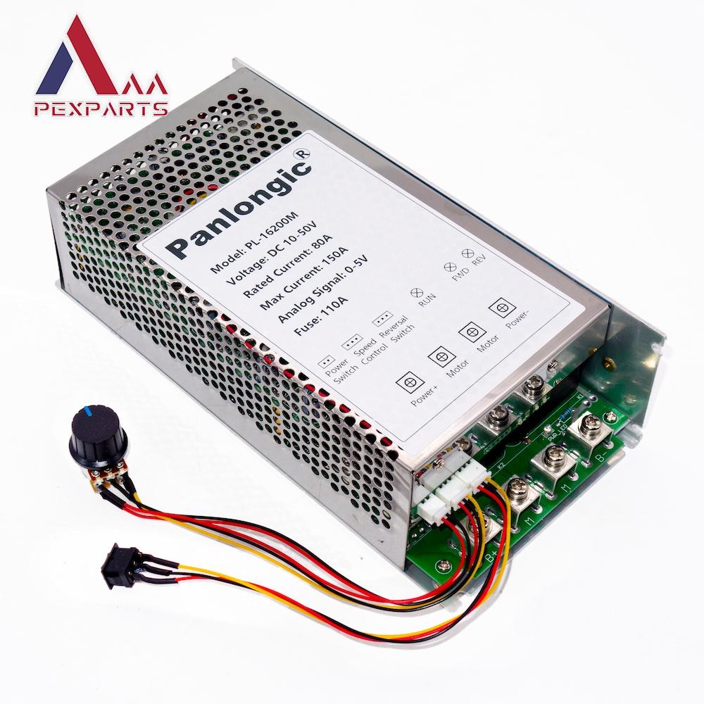 150A Reversible DC Motor Speed Controller PWM Control Soft Start 7500W 10-50V DC
