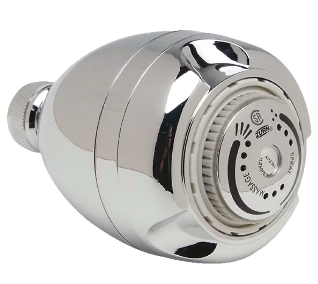 Zurn Temp-Gard® Shower Head, 2.5 GPM Flow Rate Z7000-S1 New ABS Chrome Plated