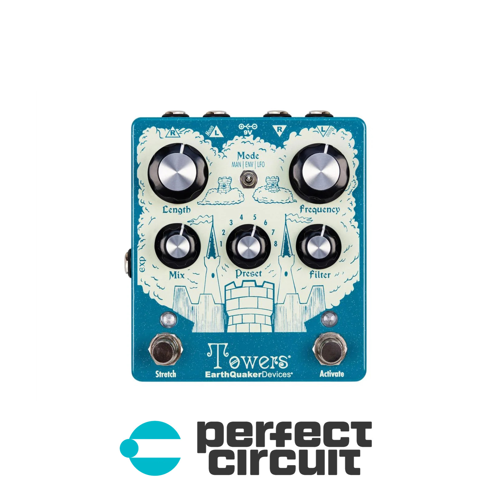 EarthQuaker Devices Towers Reverb Filter Pedal EFFECTS NEW PERFECT CIRCUIT