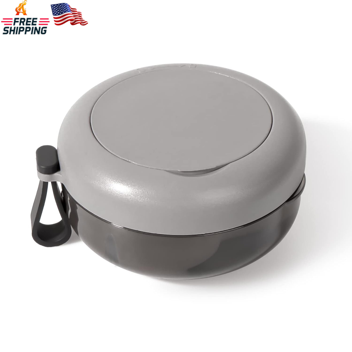 Denture Case, Definitely No-Leak Portable Retainer Case Denture Bath Box for Tra