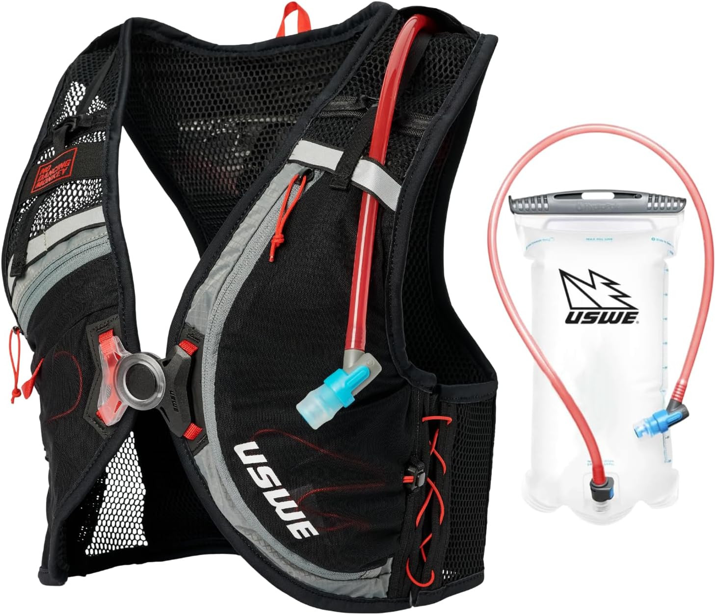 Rush 8L Bike Hydration Vest, Adjustable Chest Straps Running Hydration Vest, 2.0