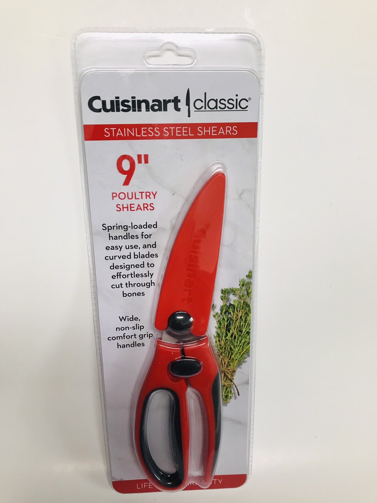 Poultry Kitchen Shears 9 " Cuisinart Classic Stainless Steel New Unopened