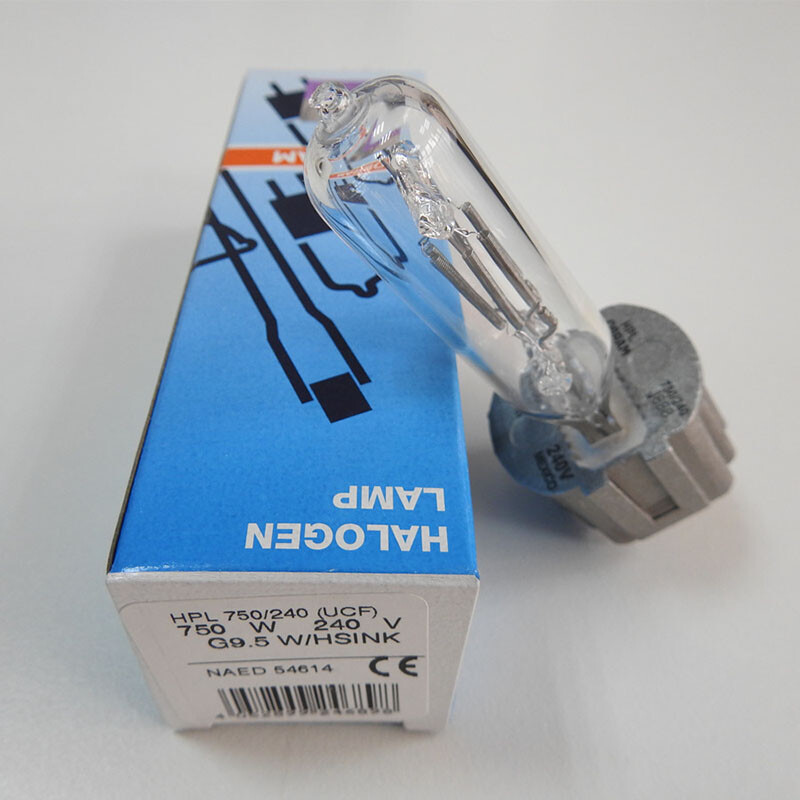 OSRAM HPL750/240 240V750W G9.5 Stage Ballroom Lighting Imaging Bulb Spotlight
