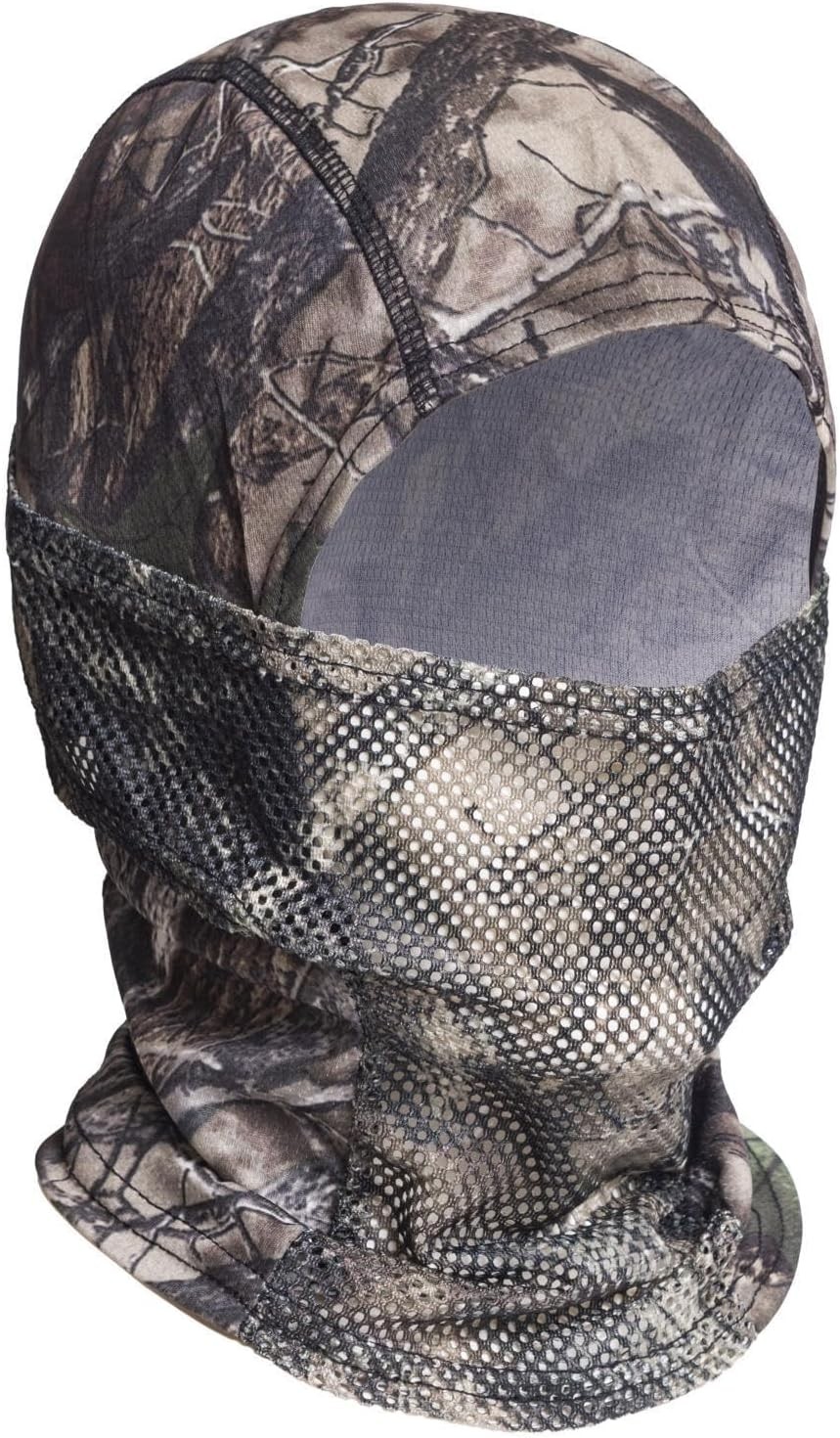 Camo Balaclava Face Mask with Mesh Breathable Holes,Windproof UV Protection
