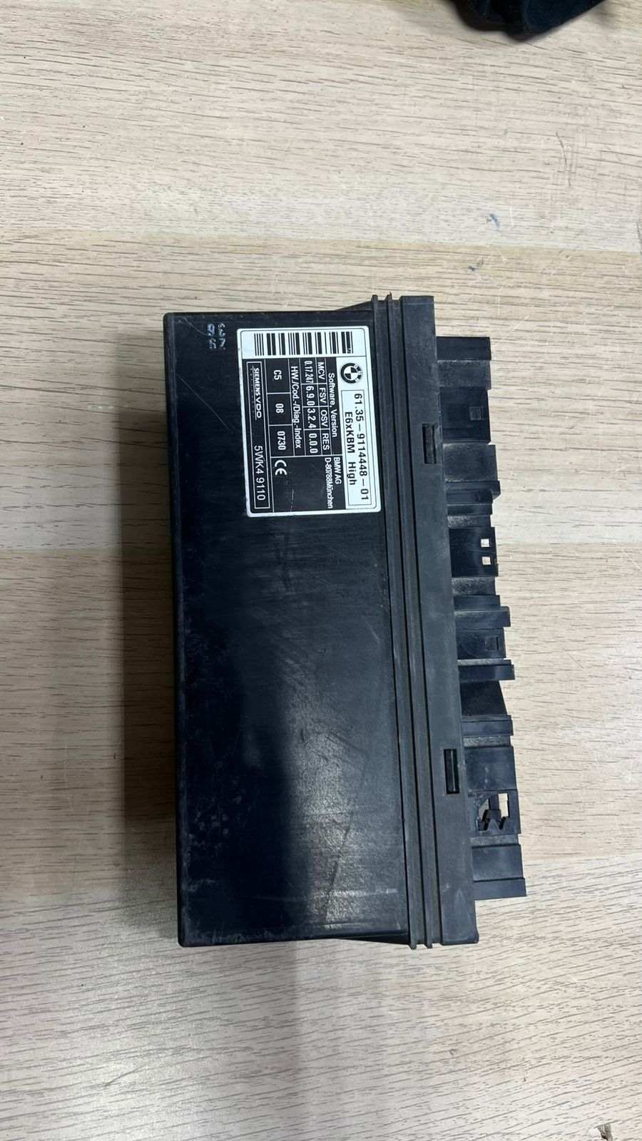 BMW Body Control Module 9114448 5 Series E60 E61 and E61 LCI
