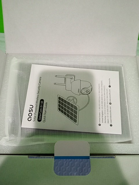 Aosu SolarCam D1 SE Security Camera Wireless C9E2CA11 Brand New
