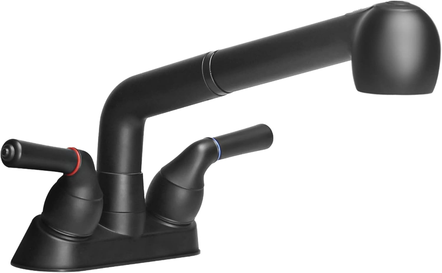 Utility Sink Faucet, Laundry Room Faucet with Pull Out Sprayer, Laundry Tub ABS