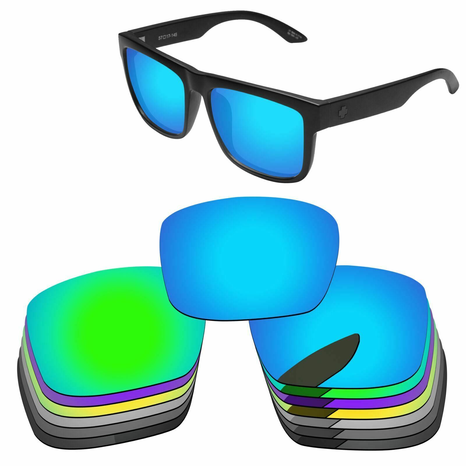 Polarized Replacement Lenses For-Spy Optic Discord Sunglasses Multi-Options