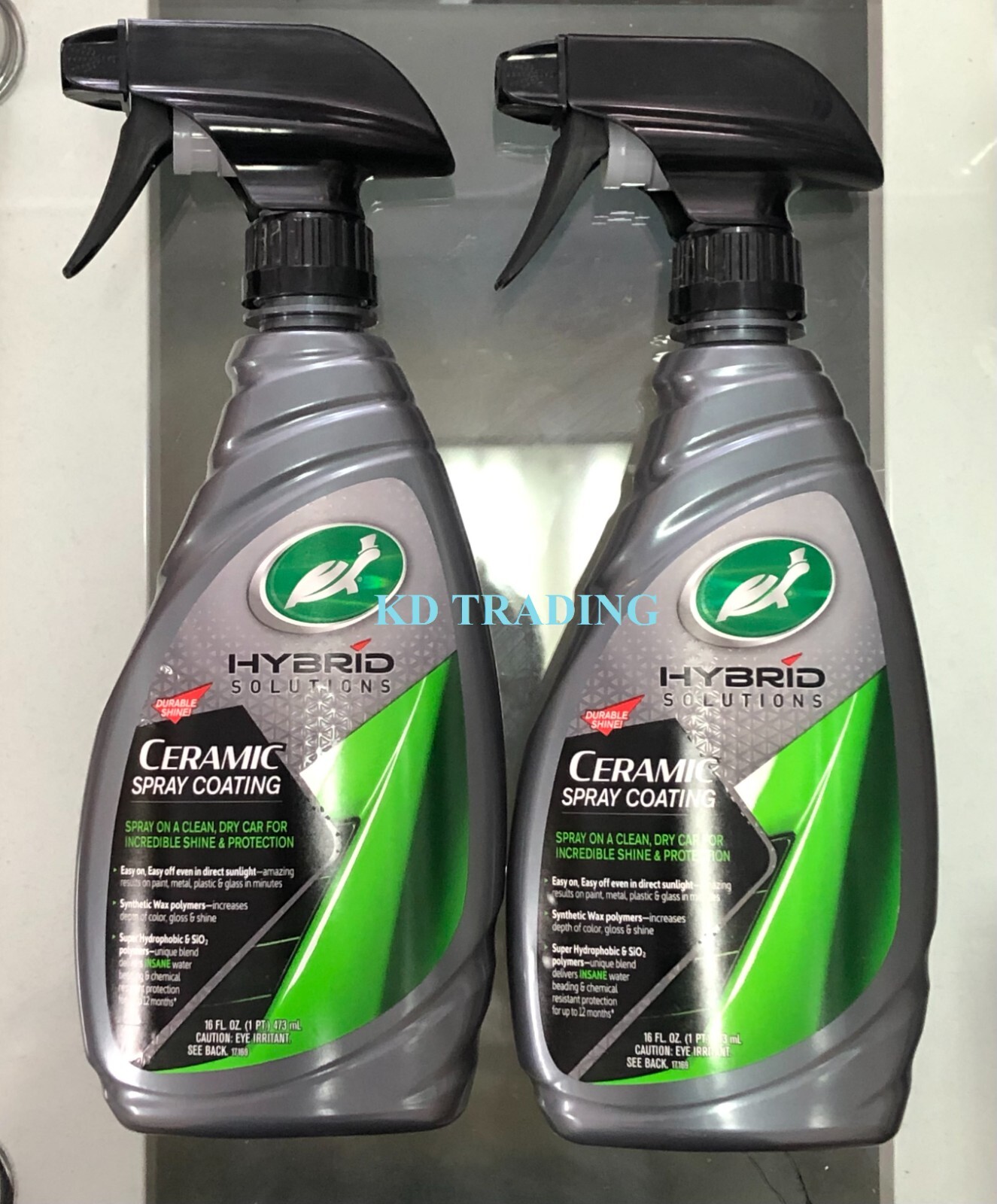 2-Pk~ Turtle Wax CAR CERAMIC SPRAY COATING High Shine + Water Beading Protection