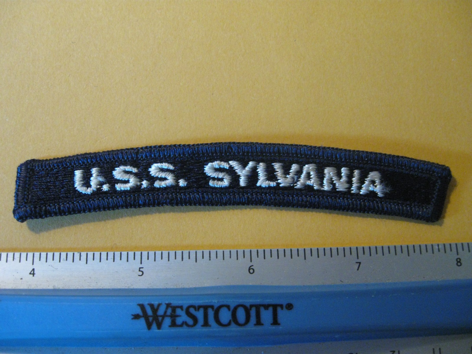 USN US NAVY USS SYLVANIA AFS 2 ARC ROCKER TAB Patch
