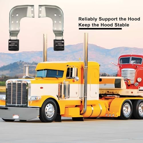 2 Pack Left & Right Hood Brackets for Peterbilt 389 - Replace MPB75131L MPB75131