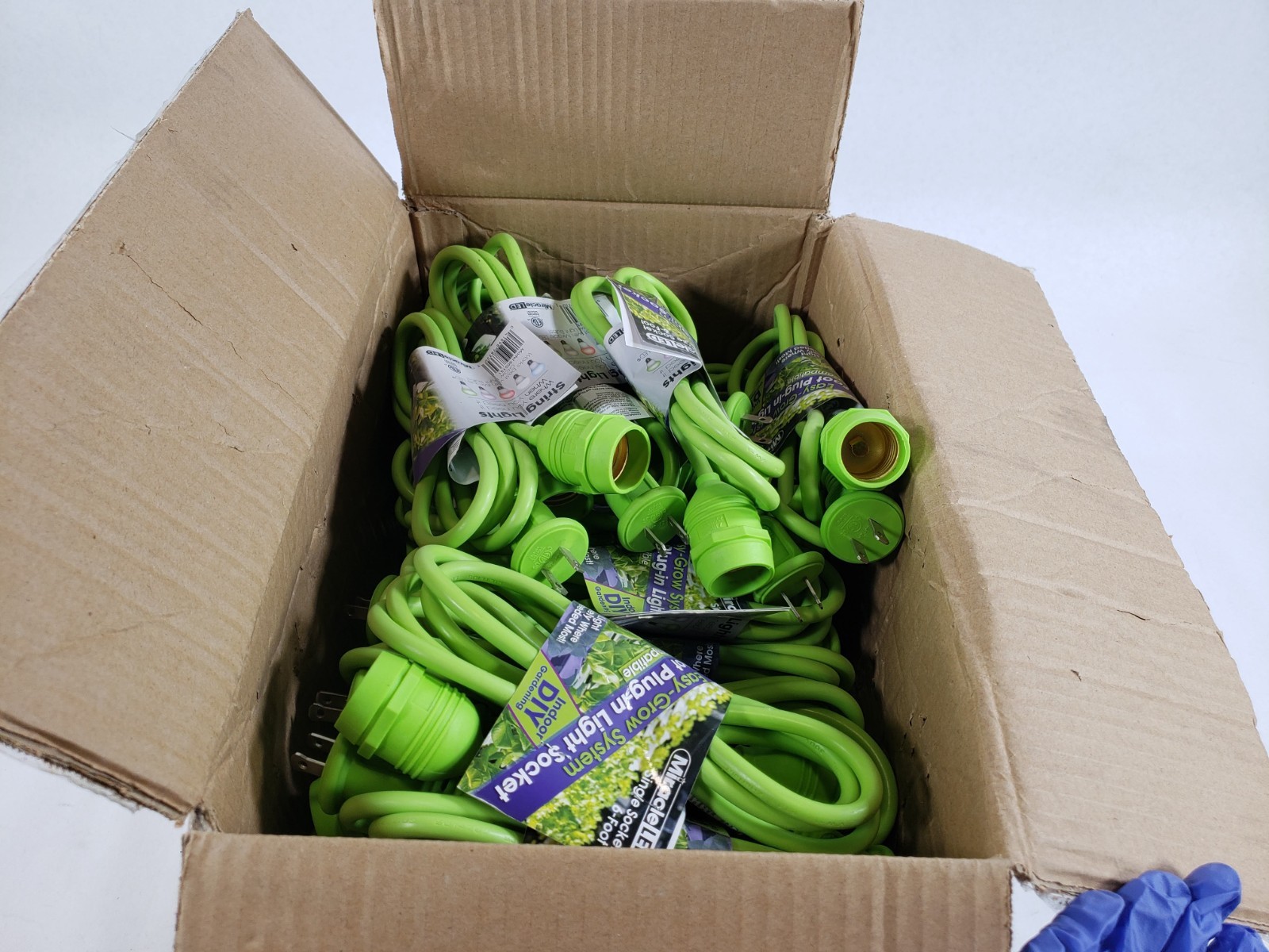 Lot Of 25 Miracle LED 605151 6Ft Single Socket Plug In Socket For Grow Lite