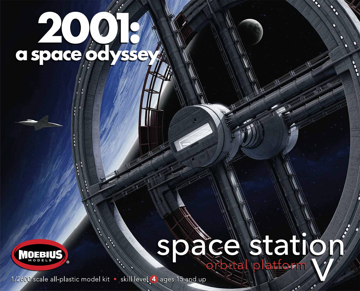 Moebius Models Space Station V Model Kit from 2001 : A Space Odyssey