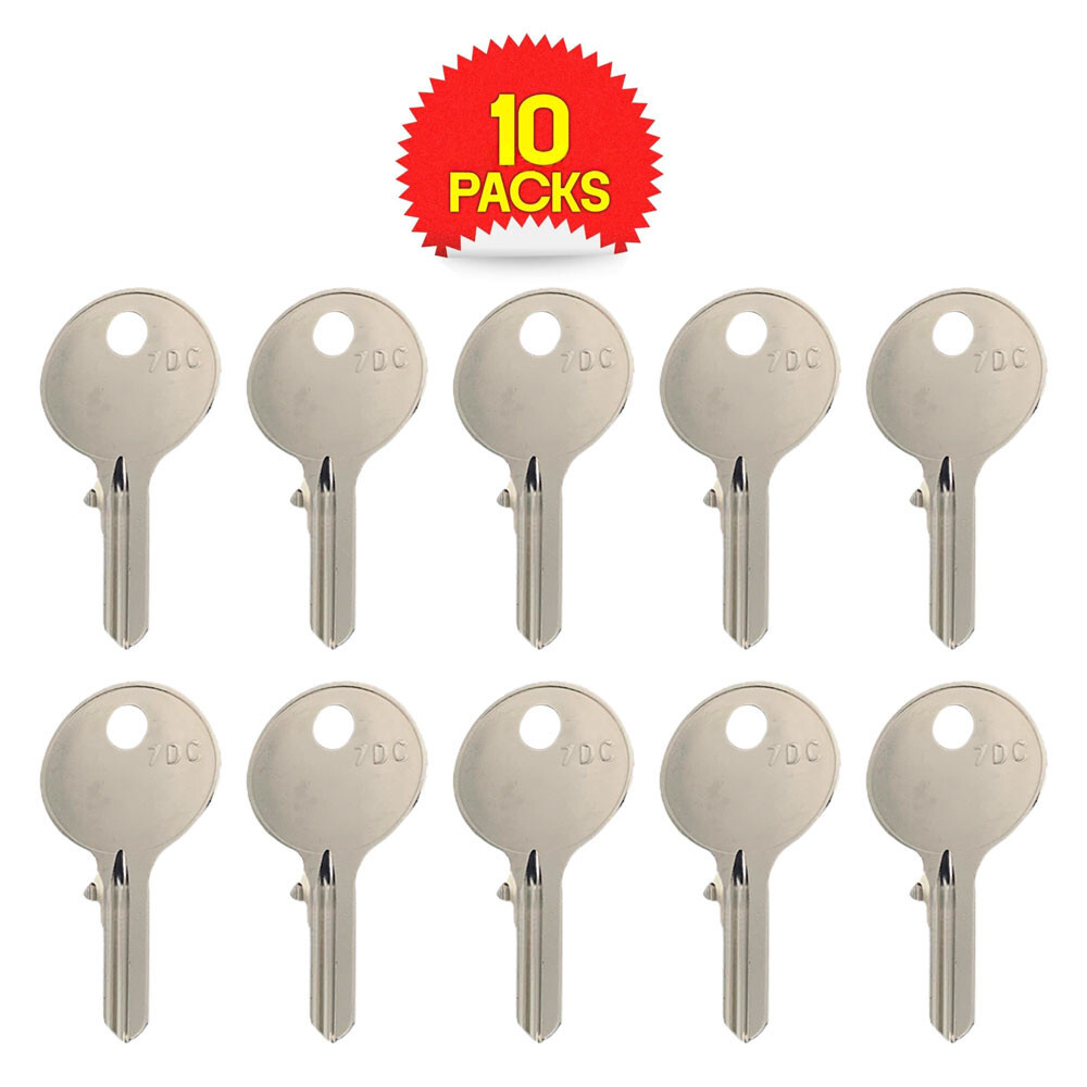 7DC Key Blank – Nickel