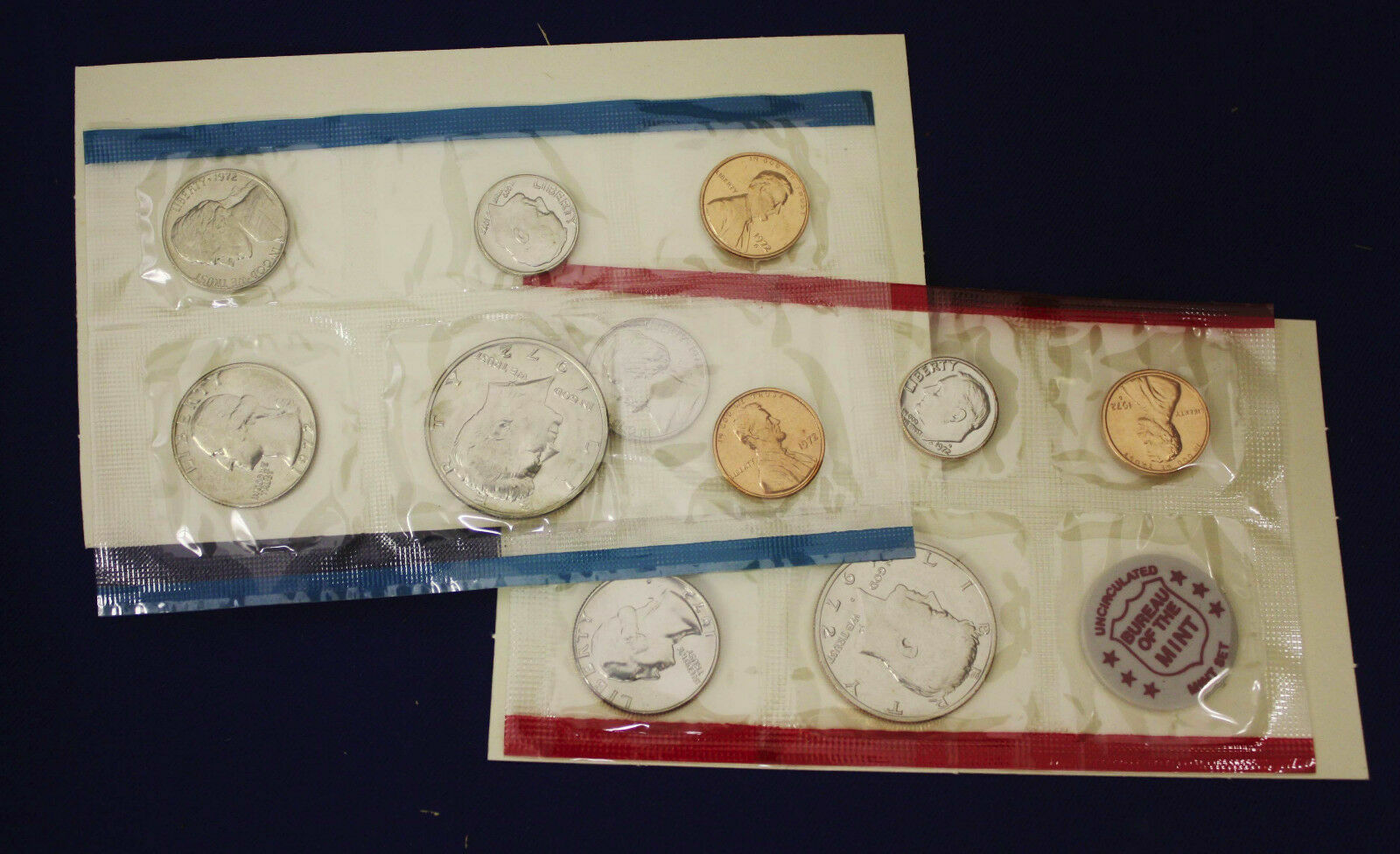 1972 P & D US Mint Set United States Original Government Packaging  Ships Free!!
