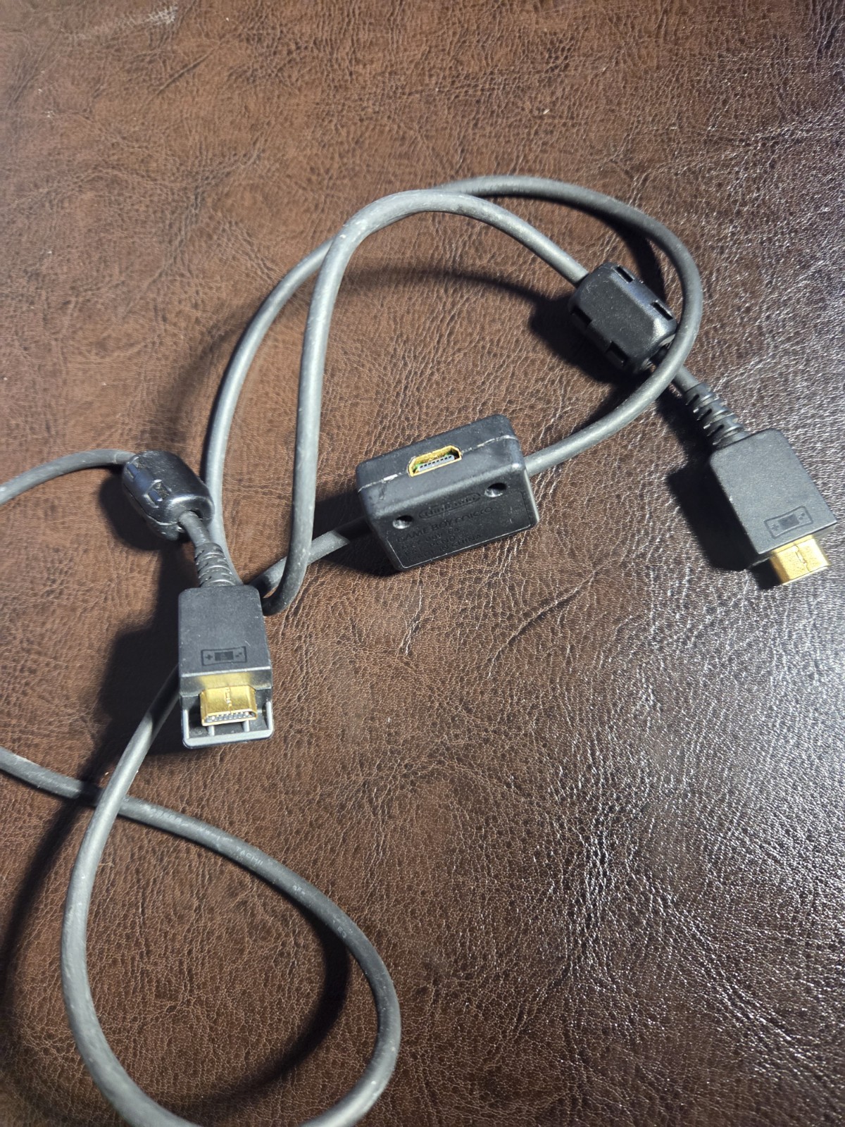Gameboy Micro Multiplayer Adaptor Link Cable OXY-008 E4. Official OEM Nintendo