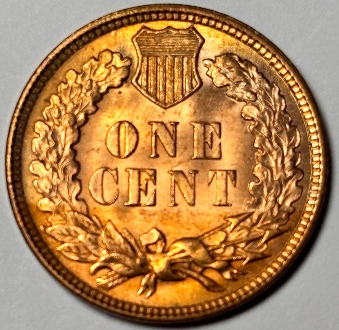 1909 Indian Head Cent Penny Fully Red Uncirculated GEM!!