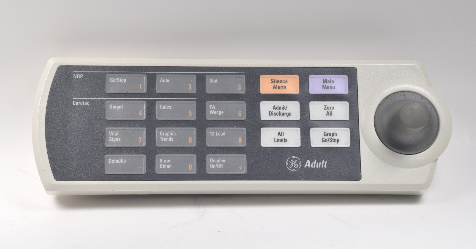 GE Medical 8000M 8000i Adult Remote Keypad  Marquette Patient Monitoring