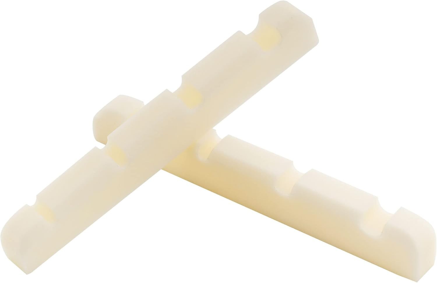 Basic 38mm Flat Bottom Bone Slotted Bass Nut for 4 String Bass Guitar, 38 * 3...
