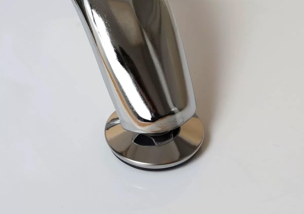 5PCS Bell Glides Low Proffile Replacement Office Chair or Silvery and Blck