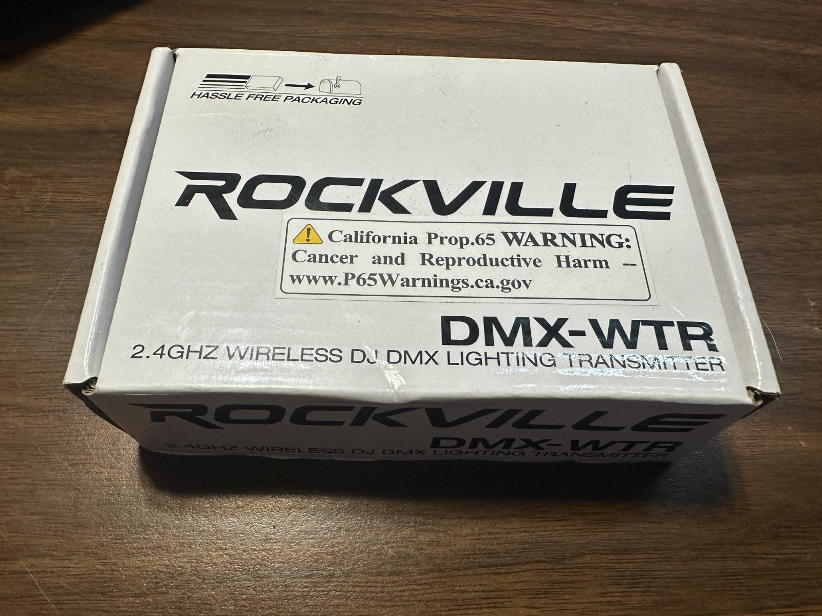 Rockville DMX-WTR Wireless DJ DMX Lighting Transmitter+Receiver