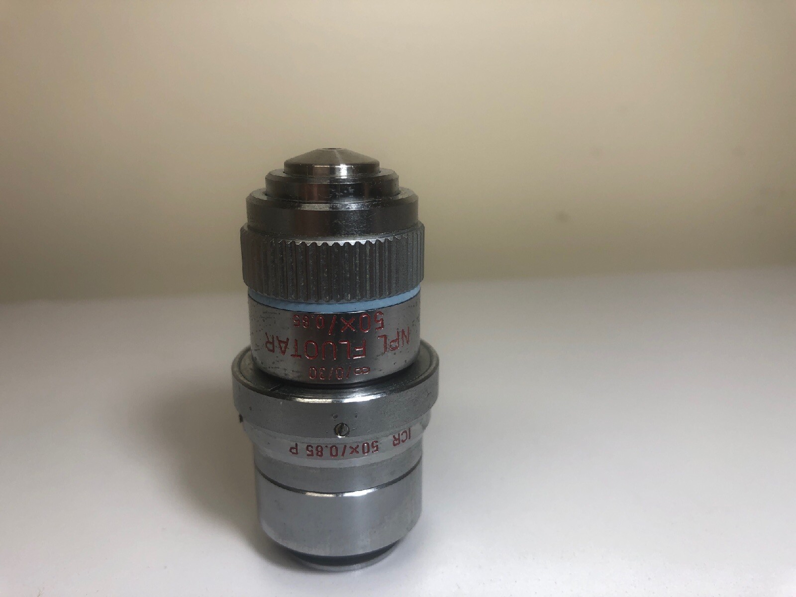 Leitz NPL Fluotar 50x/0.85 P 50x / 0.85 ICR DIC Prism POL Microscope Objective