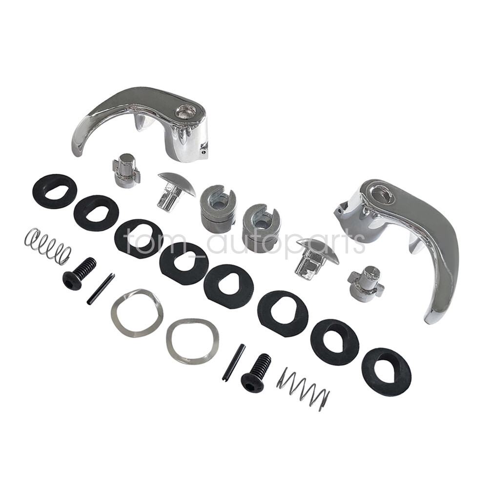 Locking Vent Window Handle Chrome Pair For Chevy GMC Blazer Jimmy Suburban New