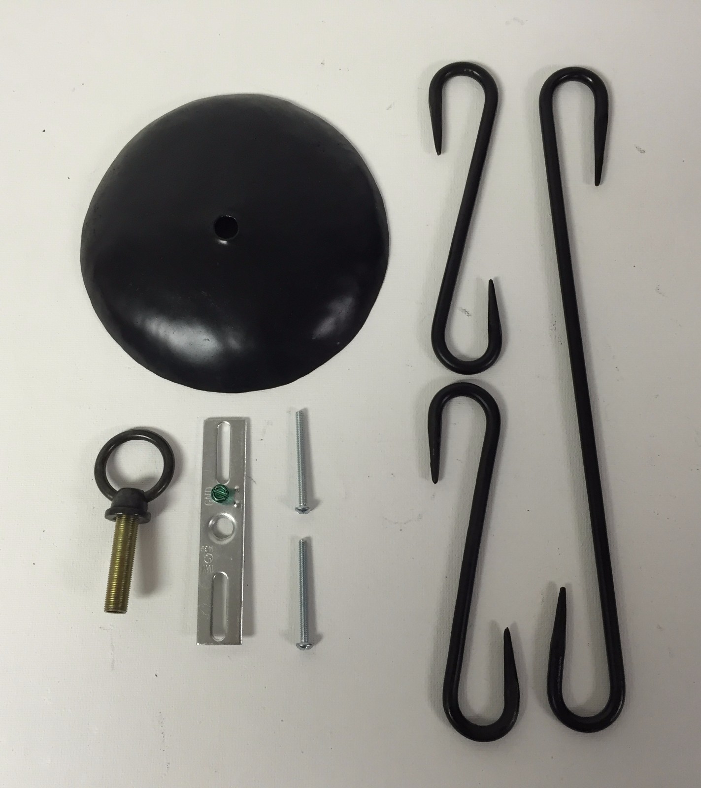 Ceiling Mount Kit for Pendant Lights and Chandeliers with Iron Hooks