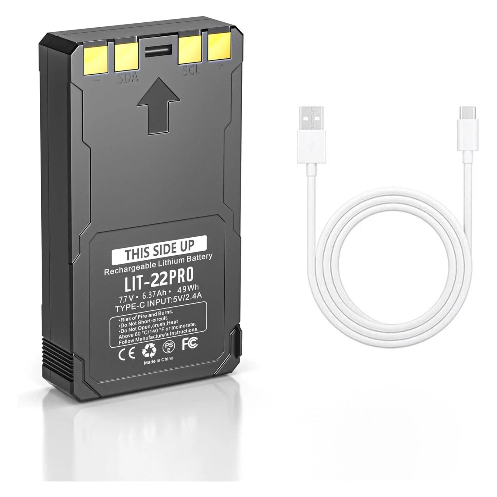 Rechargeable LIT-22 Battery For Trail Camera Flex-M Flex G-36 Flex-Plus Flex-S
