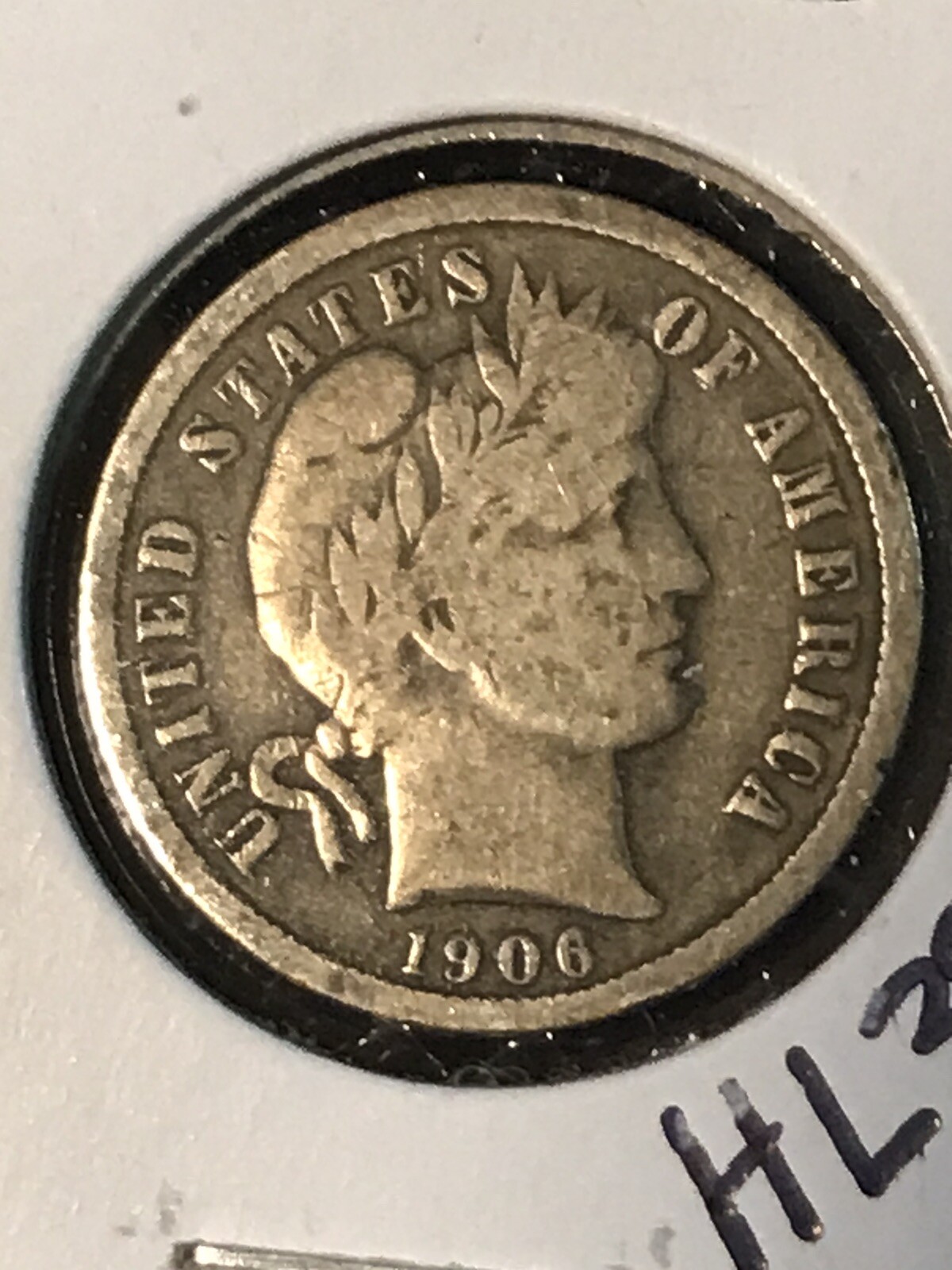 1906 Barber Dime
