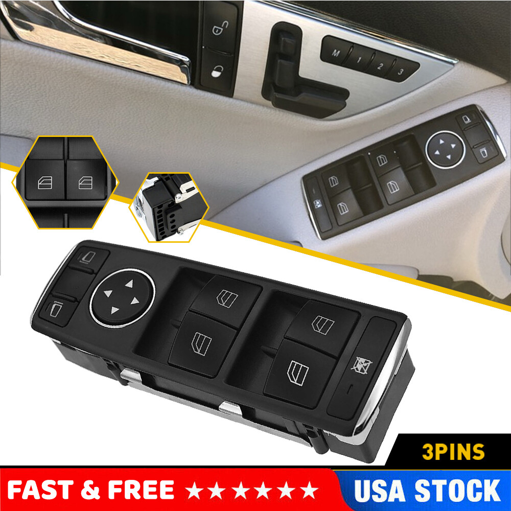 Front LH Electric Power Window Master Control Switch for Mercedes-Benz W204 W212