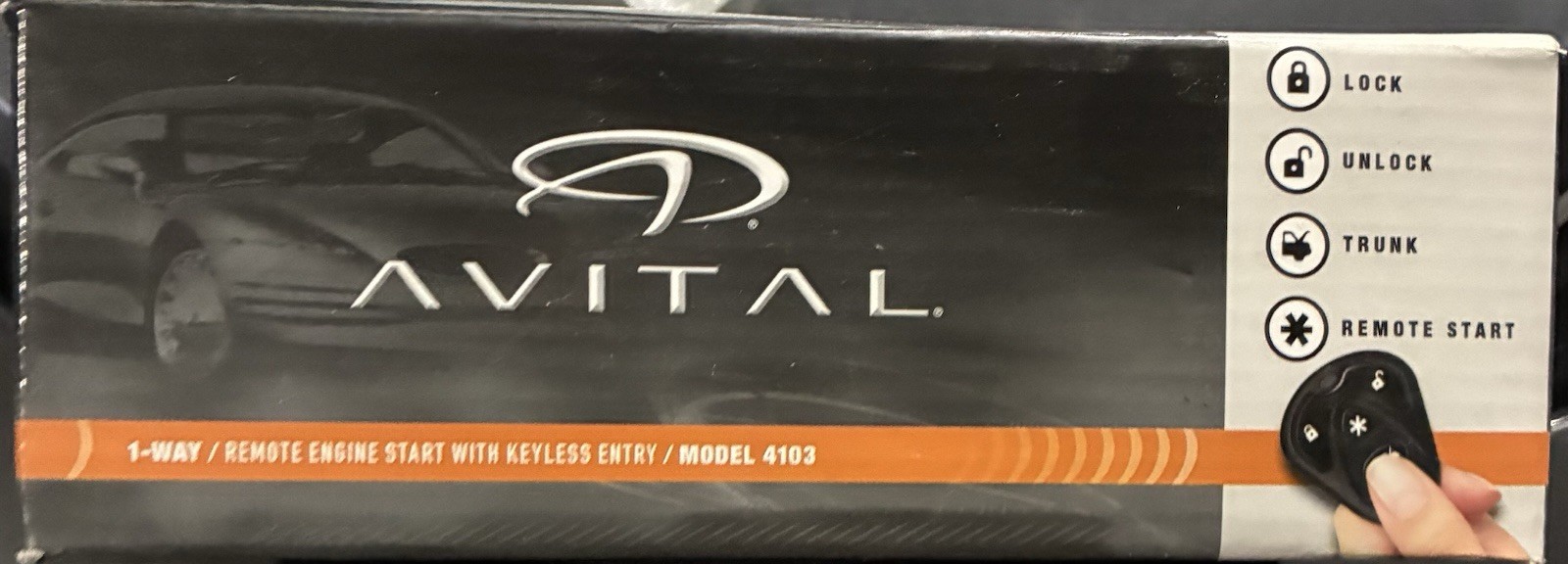 Avital 4103 1-Way Remote Start Kit with Keyless Entry System