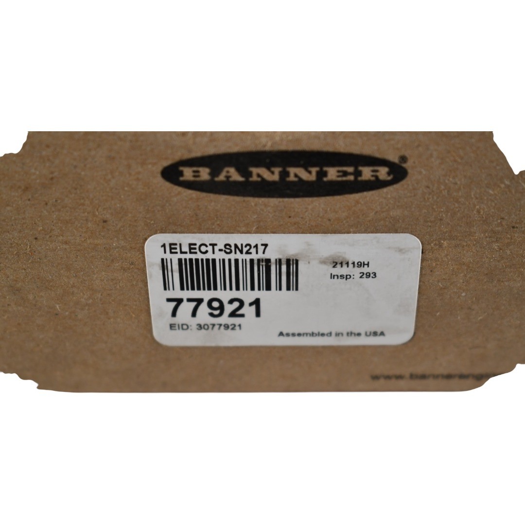 NEW Banner Engineering 1ELECT-SN217 77921 Proximity Sensor