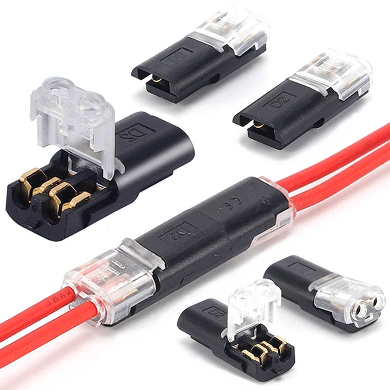 Quick Splice Pluggable Wire Connectors Electrical Cable Crimp Terminals Blocks