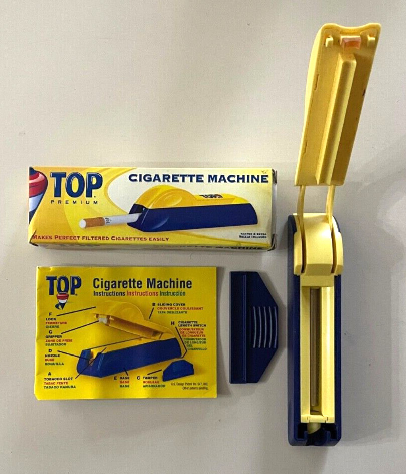 Vintage TOP Premium Cigarette Maker Injector Machine Roll Your Own EC!