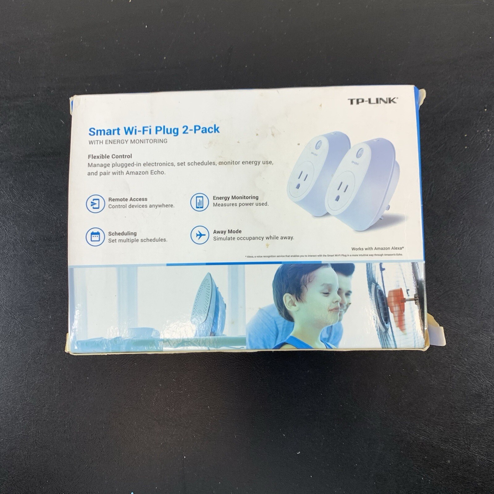 New Open Box Tp-link Smart Wifi Plug 2 Pack~ Works With Alexa + Google Assistant