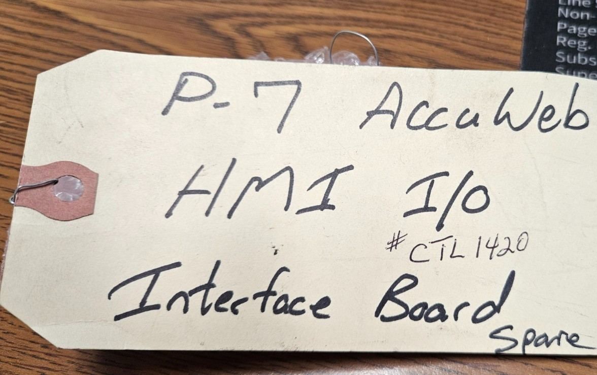 Accuweb I/O Interface CTL1420 For Mark Andy P-7 Press (New)