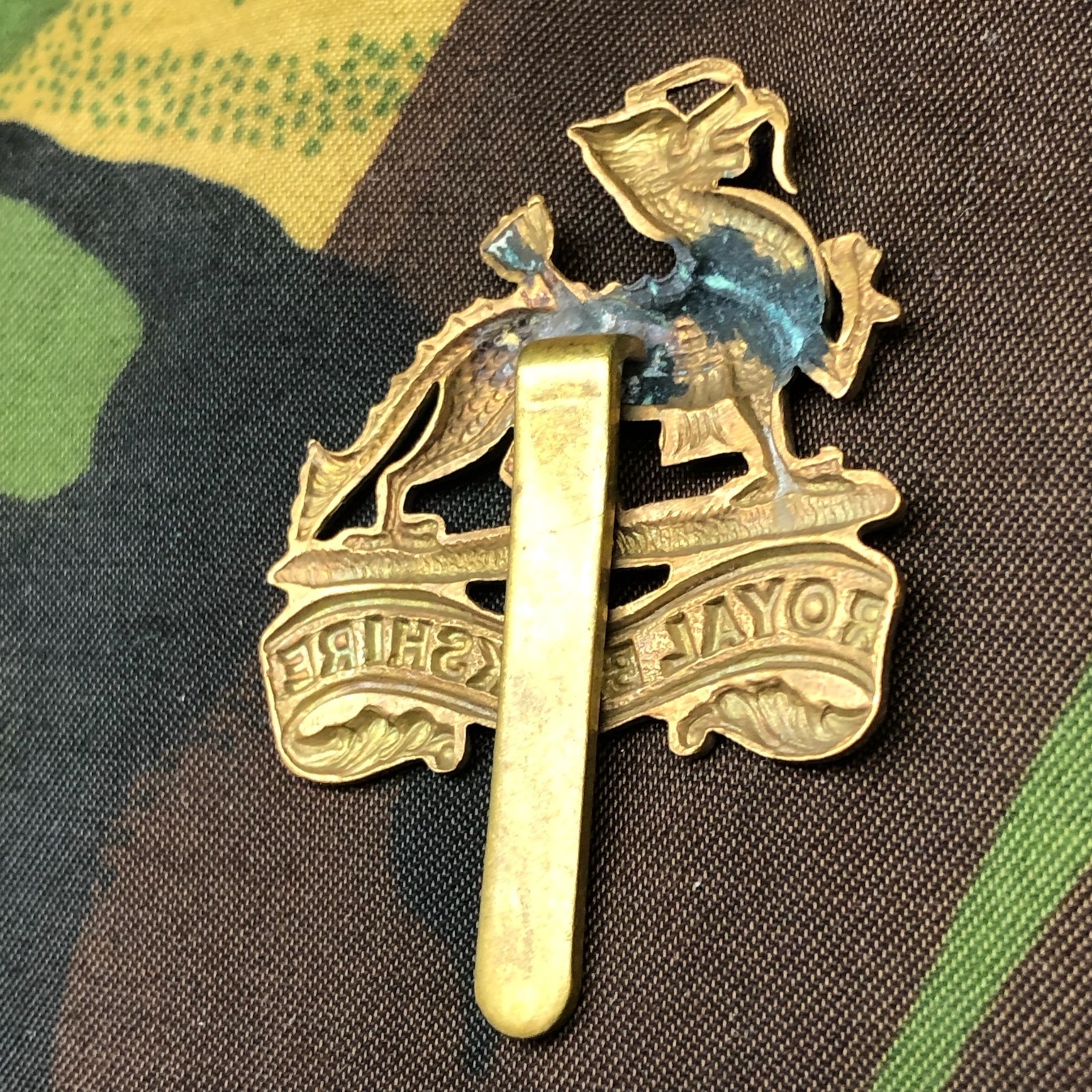 Royal Berkshire Regiment - Original WW2 British Army Cap Badge