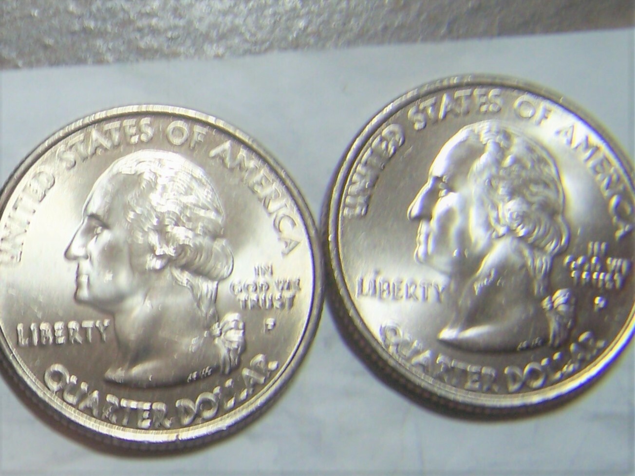 (4) COINS TTL NH STATE QUARTERS DETERIORATION DOUBLING